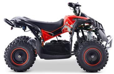 EL  Mini ATV Renegade 1000W m/fart begrænser+lys Rød-2