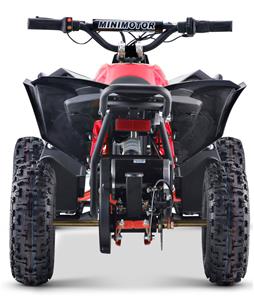 EL  Mini ATV Renegade 1000W m/fart begrænser+lys Rød-3