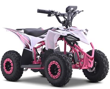 EL  Mini ATV Voltrix Brushless 1000W m/fart begrænser+lys Pink-3