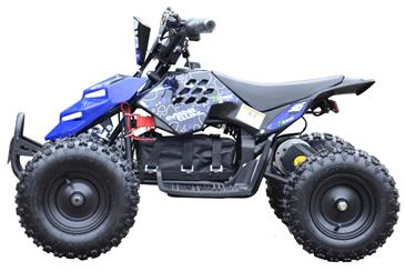 EL  Mini ATV  Xtreme Mini Quad 800W m/fart begrænser Blå
