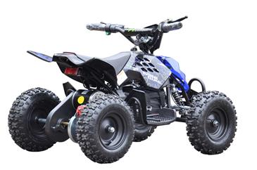 EL  Mini ATV  Xtreme Mini Quad 800W m/fart begrænser Blå-3