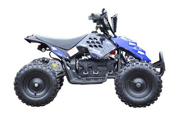 EL  Mini ATV  Xtreme Mini Quad 800W m/fart begrænser Blå-4