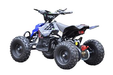 EL  Mini ATV  Xtreme Mini Quad 800W m/fart begrænser Blå-7