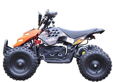 EL  Mini ATV  Xtreme Mini Quad 800W m/fart begrænser Orange