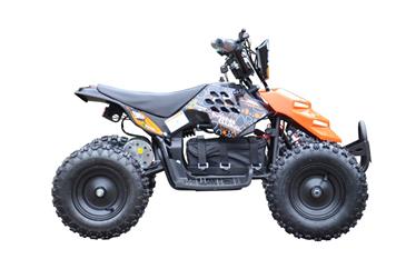 EL  Mini ATV  Xtreme Mini Quad 800W m/fart begrænser Orange-3
