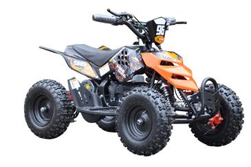 EL  Mini ATV  Xtreme Mini Quad 800W m/fart begrænser Orange-4