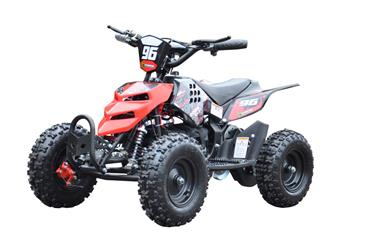 EL Mini ATV  Xtreme Mini Quad 800W m/fart begrænser Rød-2