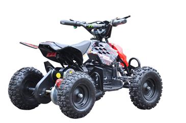 EL Mini ATV  Xtreme Mini Quad 800W m/fart begrænser Rød-4