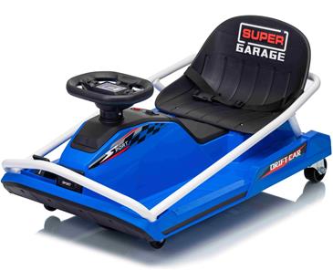 EL Super Garage Drift Car 22,2V til Børn, Blå