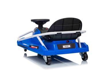 EL Super Garage Drift Car 22,2V til Børn, Blå-5