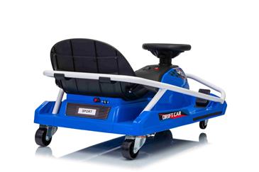 EL Super Garage Drift Car 22,2V til Børn, Blå-7