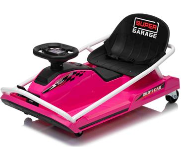 EL Super Garage Drift Car 22,2V til Børn, Pink