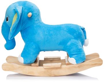 Elefant Gyngehest i blødt plys med lyd (fra 12 MDR)-2