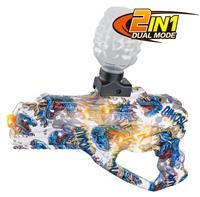Elektronisk 2-i-1 Dino Gel blaster + Dart blaster