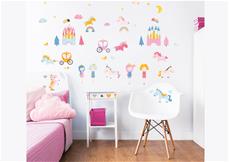 Enhjørning / Unicorn Kingdom Wallstickers
