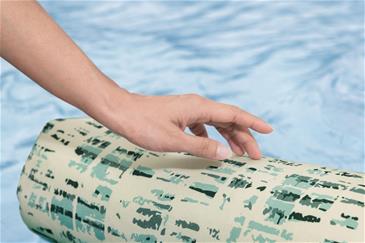 Everluxe Luksus Stof Bade liggestol / Lounge med bærestrop-5