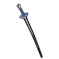 Fægte-Fleuret 57 cm Blå, Skum Øvelsesvåben