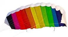Faldskærmsdrage Rainbow 200 med 2 liner til børn fra 8 år