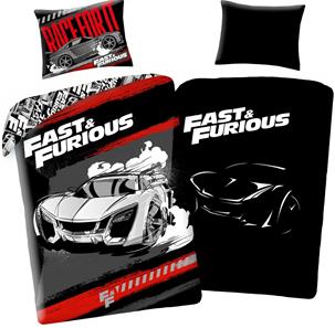 Fast and Furious Sengetøj – 140x200 cm  – 100 procent bomuld