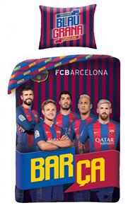 FC Barcelona 2i1 Sengetøj - 100 procent bomuld