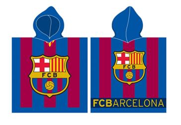 FC Barcelona Poncho / Håndklæde med hætte - 100 procent bomuld