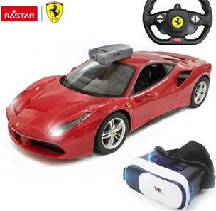 Ferrari  488 GTB Fjernstyret Bil m/VR briller + Kamera 1:14