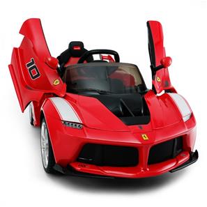  Ferrari LaFerrari ELBil til børn 12V m/2.4G + Lædersæde + LED-3