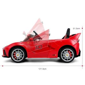  Ferrari LaFerrari ELBil til børn 12V m/2.4G + Lædersæde + LED-4