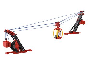 Fischertechnik Advanced - Cable Car /  svævebane-2