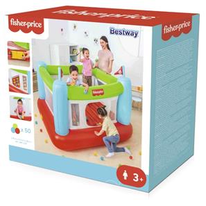 Fisher-Price Hoppe-borg  175 x 173 x 135 cm inkl. bolde og el pumpe-10