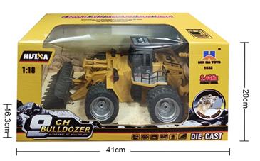 Fjernstyret  Bulldozer Alloy 1:18 2.4G-2