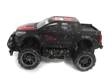 Fjernstyret Mud Off-Road Truck 1:18 Sort/Rød, 2.4G-3