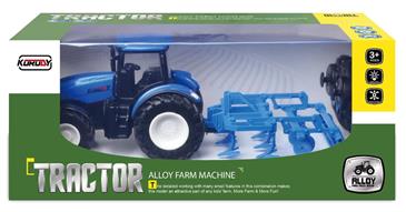 Fjernstyret Traktor m/pløj 1:24 Alloy 2.4G-2