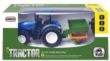 Fjernstyret Traktor m/spreder 1:24 Alloy 2.4G-2