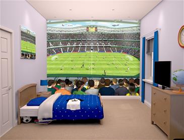 Fodbold Crazy tapet 243 x 305 cm