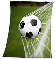 Fodbold Fleece tæppe - 130 x 160 cm