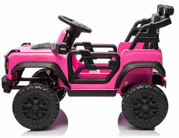 Ford Bronco Raptor elbil til børn 12v Pink m/Gummihjul, Lædersæde, 2.4G-2