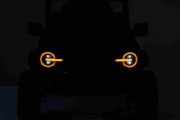 Ford Bronco Raptor elbil til børn 12v Pink m/Gummihjul, Lædersæde, 2.4G-9