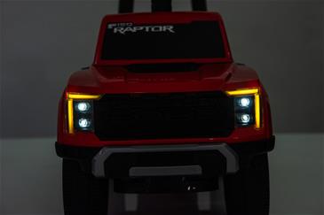 Ford F150 Raptor Gåbil med lys og lyd, Rød-4