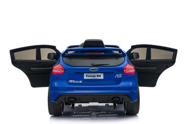 Ford Focus RS Elbil til børn 12v Blå m/Gummihjul + 2.4G + 7AH-11