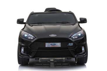 Ford Focus RS EL Bil 12v Sort m/Gummihjul + 2.4G + 7AH-12