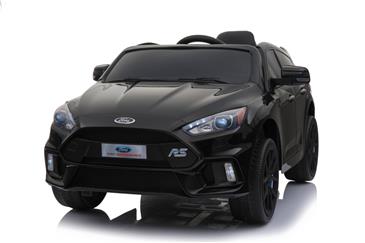 Ford Focus RS EL Bil 12v Sort m/Gummihjul + 2.4G + 7AH-14