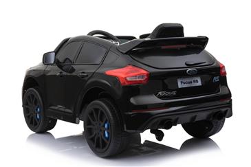 Ford Focus RS EL Bil 12v Sort m/Gummihjul + 2.4G + 7AH-15