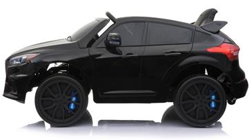 Ford Focus RS EL Bil 12v Sort m/Gummihjul + 2.4G + 7AH-2