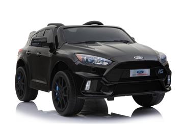 Ford Focus RS EL Bil 12v Sort m/Gummihjul + 2.4G + 7AH-5