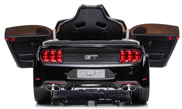 Ford Mustang GT Drift 24V Sort til Børn 2.4G +Lædersæde, op til 15 km/t-3