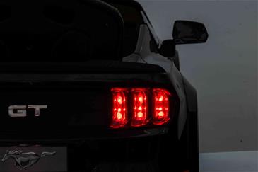 Ford Mustang GT Drift 24V Sort til Børn 2.4G +Lædersæde, op til 15 km/t-8