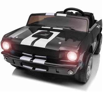 Ford Mustang Shelby GT350 Elbil Til børn 21,6V m/Lædersæde, Gummihjul