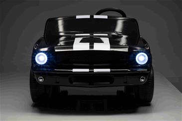 Ford Mustang Shelby GT350 Elbil Til børn 21,6V m/Lædersæde, Gummihjul-10