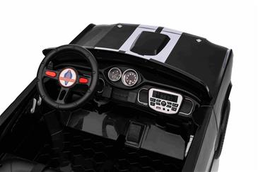 Ford Mustang Shelby GT350 Elbil Til børn 21,6V m/Lædersæde, Gummihjul-12